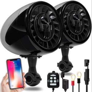 GO HAWK 2 Channel 5 Inch Speakers With Inbuilt Amplifier - Black ( 1000 Watts)