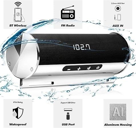 GO HAWK RD8-X Soundbar With Inbuilt Amplifier - Chrome ( 300 Watts ) - Image 2