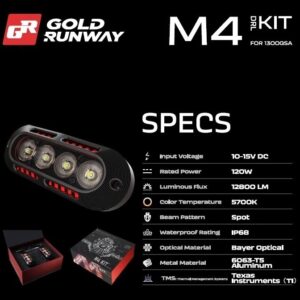 GOLD RUNWAY M4 KIT SET FOR BMW R1300GSA